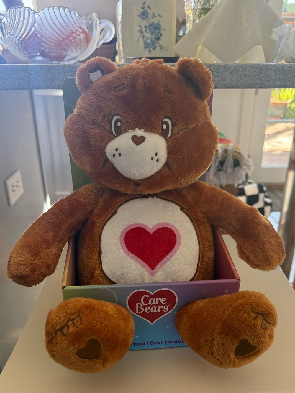 Care Bears Tenderheart Bear Heatable Plush NWT